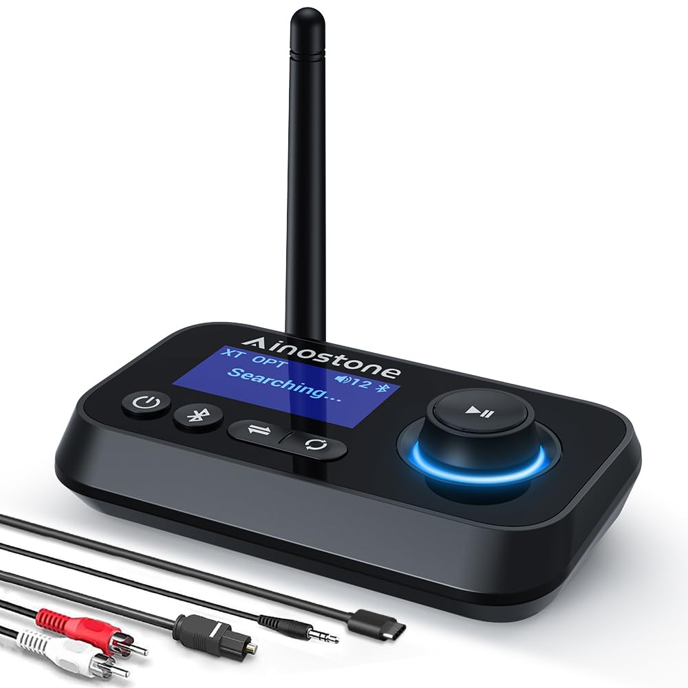 Amazon.com: Ainostone Bluetooth Transmitter Receiver 3-in-1